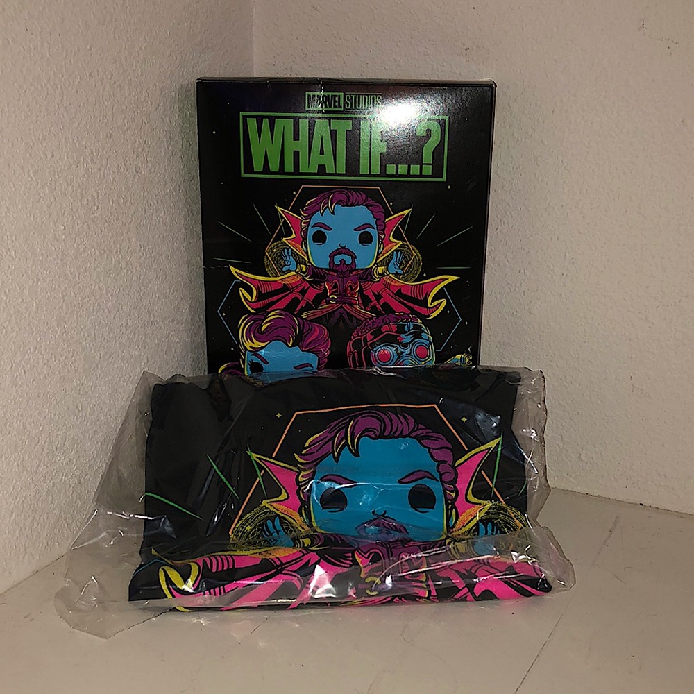What if/ Funko pop shirt XL